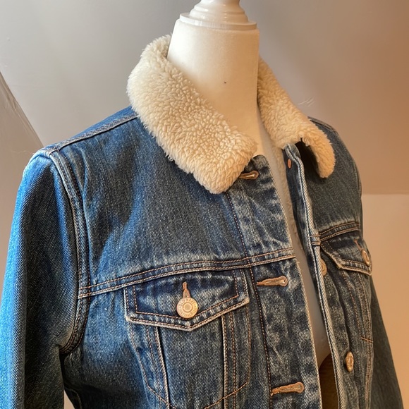Sherpa Lined Jean Jacket - Picture 2 of 4